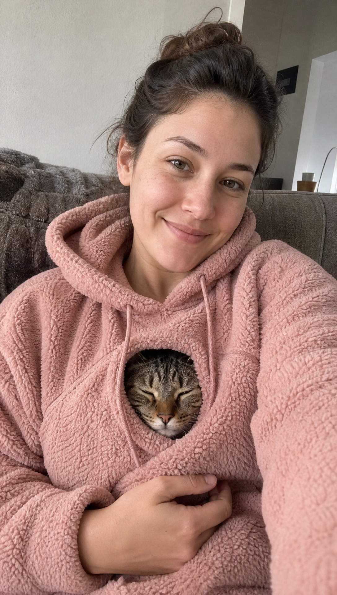 A nest designed for him, a hoodie designed for you.